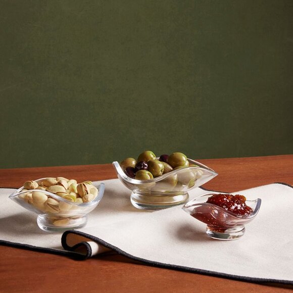 NWT SIN Urch-Decorative Glass Bowls Set of 3 - Picture 2 of 3